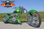2005 BOURGET FAT DADDY SPRINGER SOFTAIL CHOPPER 26 FRONT 330 REAR