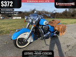 2019 Indian Chief Vintage Sky Blue Pearl White