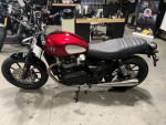 2023 Triumph Speed Twin 900 Chrome Edition Red Hopper