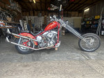 Vtg Harley Davidson Chopper 1975