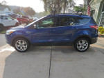 2013 Ford Escape S FWD in blue, parked with other vehicles in background, featuring LED interior lights and sunroof.