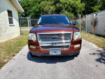 2010 Ford Explorer XLT in brown color with clean title and low mileage for sale, front view