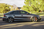 2019 Audi RS3 in Daytona Gray Pearl Effect, showcasing its dynamic design and premium features.