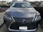 Front view of a 2021 Lexus RX 450 Hybrid SUV in excellent condition, perfect for various driving conditions.