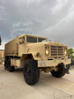 1985 BMY M931A2 military truck in Sacramento with Cummins diesel engine and 6x6 capability.