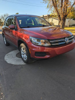 2013 Volkswagen Tiguan S 4Motion AWD in excellent condition with low mileage parked on the street