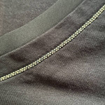 Gerry Weber Woman's Vneck jersey top with silver detail - Size 8