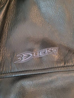 Roger Edwards Sport Leather Anaheim Ducks Coat. Men's XL
