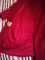Vintage M.G. Kinsler 100% Pure Wool Red Winter Coat