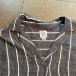 NEW Core Life Tunic Blouse for Women - Blue White - Large