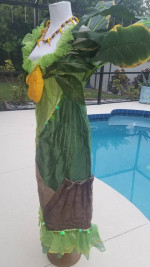 Custom Made Ladies Banana Tree Costume w/head piece