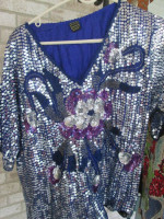 VINTAGE clothing- shirt/coat/belt