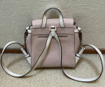 Michael Kors Leather Backpack Bag Soft Pink/Cream