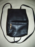 New Black Backpack Purse & NIB Unisex Organizer * IPad/Tablet Cover *