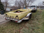 18' Race Boat project. V drive ski/drag boat with a tandem trailer.