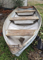 11.5' Alumiinum 'Sea King' V-Hull w/5.5HP Johnson