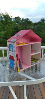 Handcrafted Dollhouse Bookcase