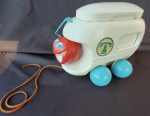 1970’s Tonka Toddlers Ambulance Medical Emergency Vehicle w Phone Toy