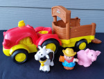 Fisher-Price Little People Tow 'n Pull Tractor playset farm Toy