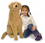 Melissa & Doug Giant 32" Golden Retriever Stuffed Plush Dog