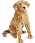 Melissa & Doug Giant 32" Golden Retriever Stuffed Plush Dog
