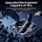 Compatible for 3 Pack iPhone 15 Pro/iPhone 15 Pro Max Camera Lens Prot