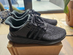 Adidas EQT Support 93/17 Triple Black Athletic Shoes (BY9512) Size 14