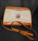Light Brown and Beige D&B Bag Medium Front