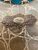 Maya hard resin art deco bag from