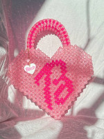 B*tch Bag | Vibrant Colorful Quirky Handmade Beaded Shoulder Bag