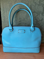 Kate Spade Purse Handbag Like NEW, Beautiful Aqua Turquoise Color
