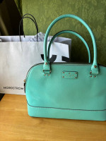 Kate Spade Purse Handbag Like NEW, Beautiful Aqua Turquoise Color