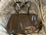 ΒOTTEGA VENETA Black Leather carry-on/briefcase