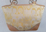 Coach 1853 SOHO OPTIC SIGNATURE C/LEATHER Shoulder Bag MADE 2004 EXC+