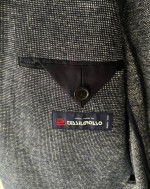 Mens Club Monaco navy knit blazer and navy Calvin Klein suit pants