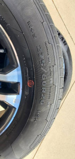 Set of 4 Ford F150 20 inch OEM wheels and tires