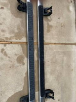 Stainless Steel Side Steps from a 2018 Ram Tradesman 1500 Quad Cab