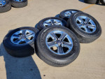 Wrangler wheels + tires  ____ GREAT DEAL !!!!!!