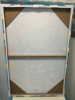 Nintendo Super Mario & Princess Peach Canvas Wall Picture NES SNES N64